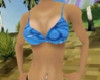 [N] Blu Daisy Bikini Top