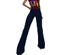 ~Navy & Red  Baggy Pants