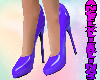 Purple Shiny Pumps