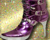 (BIS)metal purple boots