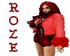 *R*Red Leather/Fur Mini