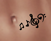 Music Love Notes Tattoo