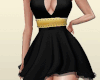 Lovely Dress Black Gold
