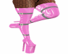 Shoes pink lateks