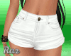 White booty shorts