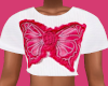 Pink ButterFly Top