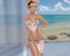 Pink Floral Bikini Pareo