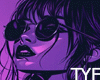 purple girl !