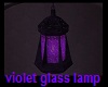 Violet Glass Lamp