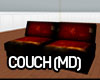 Aged Leather Couch (MD)