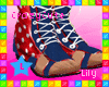 !Lily BootsMinnie Red