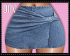 🅟 ruff jean skirt