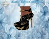 WINTER FLORAL BOOTS BLCK