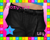 !Lily Baggy Blk
