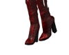 SHAWNA RED BLING BOOTS