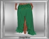 Green Boho Skirt