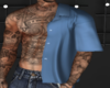 Blue Shirt and Tatts