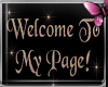 WELCOME TO MY PAGE