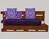 💖Pallet sofa purple