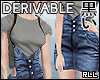 [K] overall skirt RLL