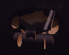dark glass skater table.