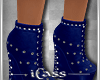[CC]Tanya Stud Boots Blu