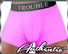 Trouble Pink Boxers