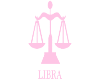 Libra Headsign Pink