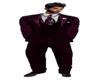 dark purple suit