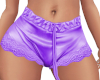 Purple Silk RL Shorts