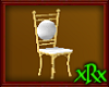 Club Chair White/gold