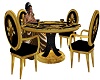 Black&Gold Rose table