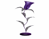 PURPLE/SILVER LILLY LAMP