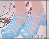 ⓐ Blue Jelly Sandals
