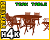 H4K Teak Table & Chairs