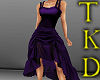 Purple Ruffled Dress