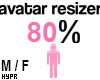 ♥ 80% | Avatar Resizer
