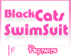 ♥Black Swim Suit