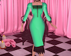 -VM- Green Glam Dress