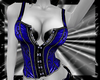 blue sexy corset