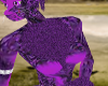 purple roo roo chest fur