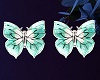 Silver&Teal Butterfly