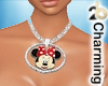 minnie mouse necklace