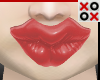 Red Candy Wax Lips