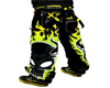 Yellow Skull Pants