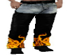 Flame Black Chaps Jeans