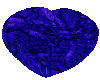 RS blue heart pillow