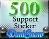 {DSD}500 Support Sticker