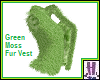 Green Moss Fur Vest