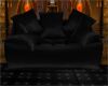 RH Black Floppy couch